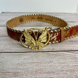 Kenny Rogers Lady Leather Belt 